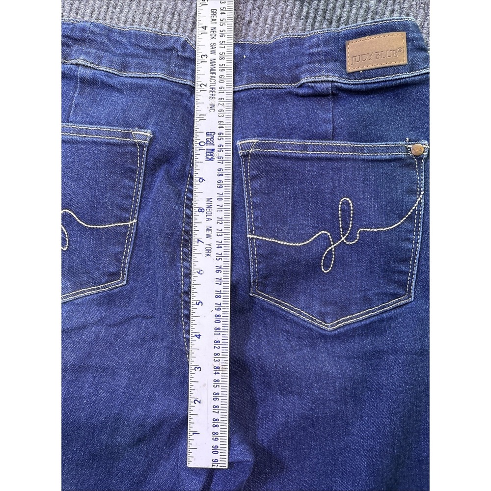 Judy Blue High Rise wide leg Jeans Women's 11/30 Blue Stretch Denim - Picture 8 of 10